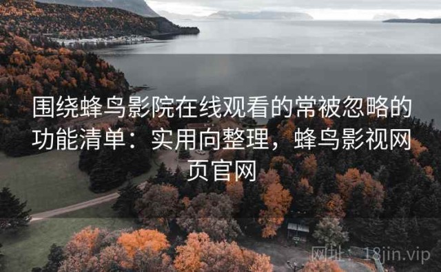 围绕蜂鸟影院在线观看的常被忽略的功能清单：实用向整理，蜂鸟影视网页官网