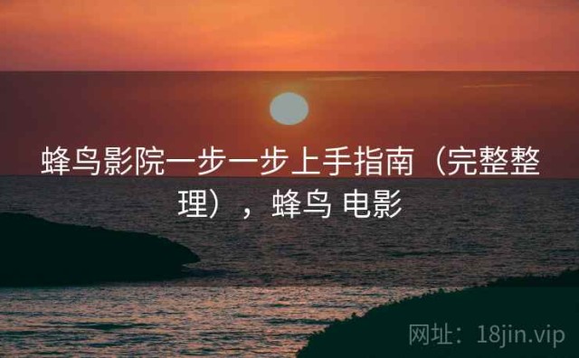 蜂鸟影院一步一步上手指南（完整整理），蜂鸟 电影