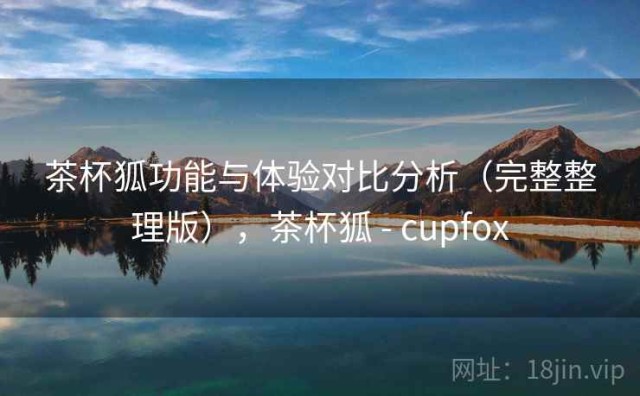 茶杯狐功能与体验对比分析（完整整理版），茶杯狐 - cupfox