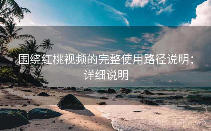 围绕红桃视频的完整使用路径说明：详细说明